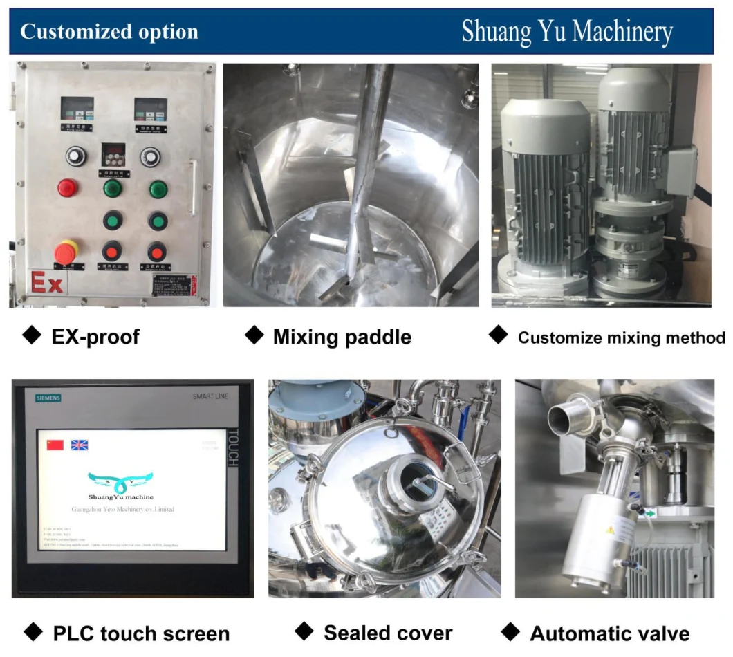 3000 Liters Liquid Detergent Homogenizer Agitation Tank