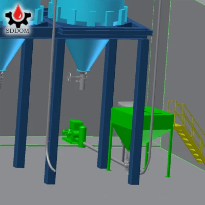 Macchina per trasportatore pneumatico per cemento Sddom, attrezzatura per trasporto pneumatico per cemento